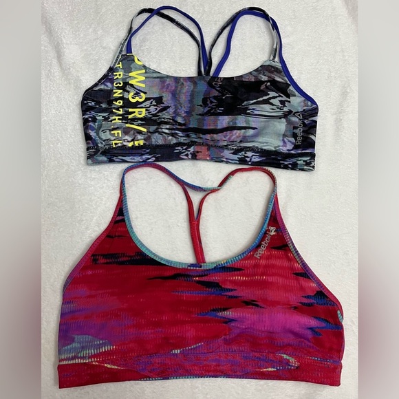 Reebok Other - Reebok women’s size medium multicolored pull-on sports bras
